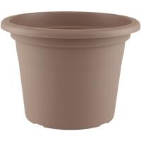 Maceta en pvc redonda Venezia, color topo, 20 cm ARTEVASI, 1 ud