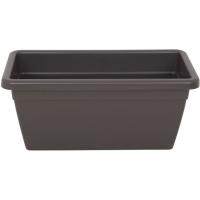 Jardinera en pvc Veneza XL, antracita ARTEVASI, 60x30x26,5 cm