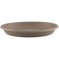 Plato de maceta en pvc topo, Ø26 cm ARTEVASI, 1 ud
