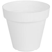 Maceta en pvc Capri, blanca, 25 cm ARTEVASI, 1 ud