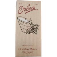 Chocolate blanco con yogur ORBEA, tableta 125 g