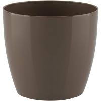 Maceta San Remo, color topo, en pvc ARTEVASI, 8 cm