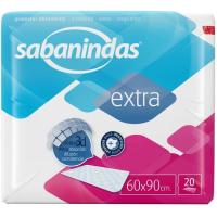 Extra protector 60x90 SABANINDAS, paquete 20 unid.