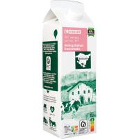 Leche desnatada del País Vasco EROSKI, brik 1 litro