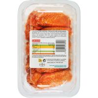 Alas de pollo adobadas tradicional EROSKI, bandeja 500 g