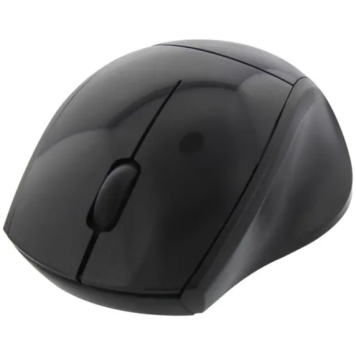 Ratón óptico inalámbrico negro, Miny TNB
