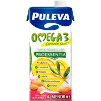Preparado lácteo almendra PULEVA OMEGA3 PROESS., brik 1 litro