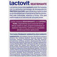 Leche corporal reafirmante LACTOVIT, bote 400 ml