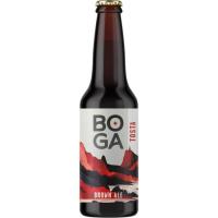 Cerveza Tossta Browmn  BOGA, botellín 33 cl