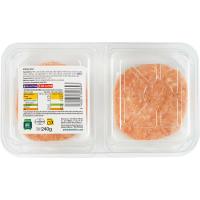 EROSKI NATUR landako oilasko hanburgesa, 2 ale, erretilua 240 g