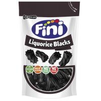 Regalíz negro sin gluten FINI, bolsa 180 g