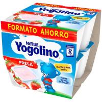 Yogolino de fresa NESTLÉ, pack 8x100 g