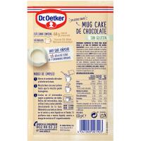 Mug cake de chocolate sin gluten DR. OETKER, caja 60 g