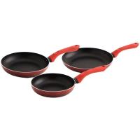 Sartén de aluminio Tokio, apto todo tipo de cocinas, ARC, set Ø18-24-28 cm, 3 uds