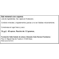 Molinillo de sal con cayena SAL DE AÑANA, frasco 70 g