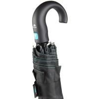 Paraguas plegable automático montura metálica, 8 varillas fibra vidrio