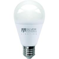 Bombilla Led eco estándar E27 12W luz cálida (3000k) SILVER, 1ud