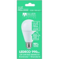 SILVER E27 led eko bonbilla estandarra, 12W, argi hotza (6500k), 1 ale
