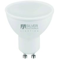 SILVER Gu10 led eko bonbilla, 5W, 38°, argi beroa (3000k), 1 ale