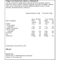 Yogur para llevar sabor fresa DANONINO, pack 4x70 g