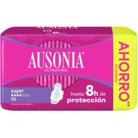 AUSONIA super konpresa hegalduna, paketea 30 ale