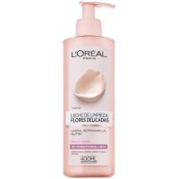 Leche pieles sensibles Flowers L`OREAL, dosificador 400 ml