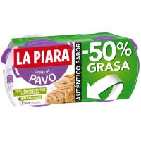 Paté de pavo LA PIARA, pack 2x75 g