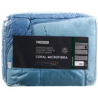 Edredón Italia, reversible, de coralina, 100% poliéster EROSKI