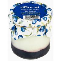 Yogur de oveja con confitura de arándanos DONCEL, tarro 140 g