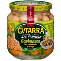 Garbanzos con acelga y zanahoria GUTARRA, frasco 360 g