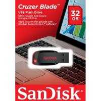 Pendrive negro USB 2.0 de 32 GB Cruzer Blade SDCZ50 SANDISK