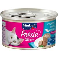 Mousse de salmón para gato POESIE Vitakraft, lata 85 g