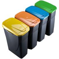 Cubo de basura Ecobin 15 L, tapas de colores ¿Cuál te llegará? MONDEX, 42x31x20 cm
