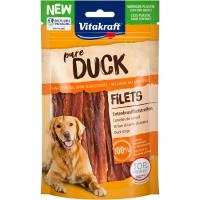 Tiras de pato 100% natural para perro VITAKRAFT, paquete 80 g
