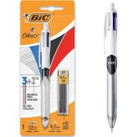 Bolígrafo de 4 colores multifunción con portaminas BIC, pack 1 ud