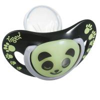 Chupete fisiológico silicona especial noche Smart +6meses TIGEX, 2uds