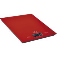 Balanza de cristal roja JATA, 5kg
