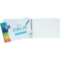 Bloc de dibujo espiral A4+, 20hojas lisas, 2 taladros, 130 gr OXFORD, 1 ud