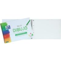 Bloc de dibujo espiral A4+, 20hojas c/recuadro, 2 taladros, 130 gr OXFORD, 1 ud