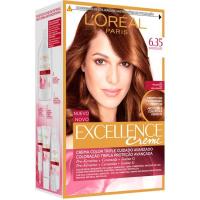 Tinte marrón chocolate N.6.35 EXCELLENCE, caja 1 ud