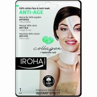 Mascarilla colágeno-ácido hialurónico IROHA Nature, pack 1 ud