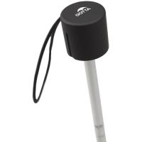 Paraguas plegable manual, montura de aluminio, 8 varillas de fibra de vidrio.