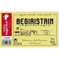 Sidra natural D.O. Euskal Sagardoa BEGIRISTAIN, botella 75 cl