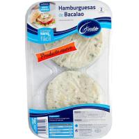 GIRALDO bakailao hanburgesak, erretilua 200 g