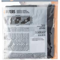 Bóxer hombre sin costuras microfibra, negro/gris talla M DIM BASIC, pack 2 uds
