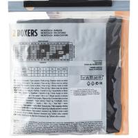 Bóxer hombre sin costuras microfibra, negro/gris talla XL DIM BASIC, pack 2 uds