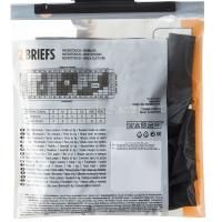 Slip hombre sin costuras microfibra, negro/gris talla M DIM BASIC, pack 2 uds