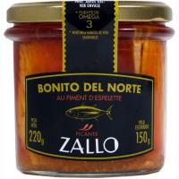 Bonito aceite de oliva-pimiento de Ezpeleta ZALLO , frasco 220 g