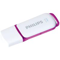 Pendrive blanco purpura USB 2.0 de 64 GB Snow Purple PHILIPS