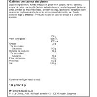 Biscotto all'avena sin gluten SCHAR, caja 130 g